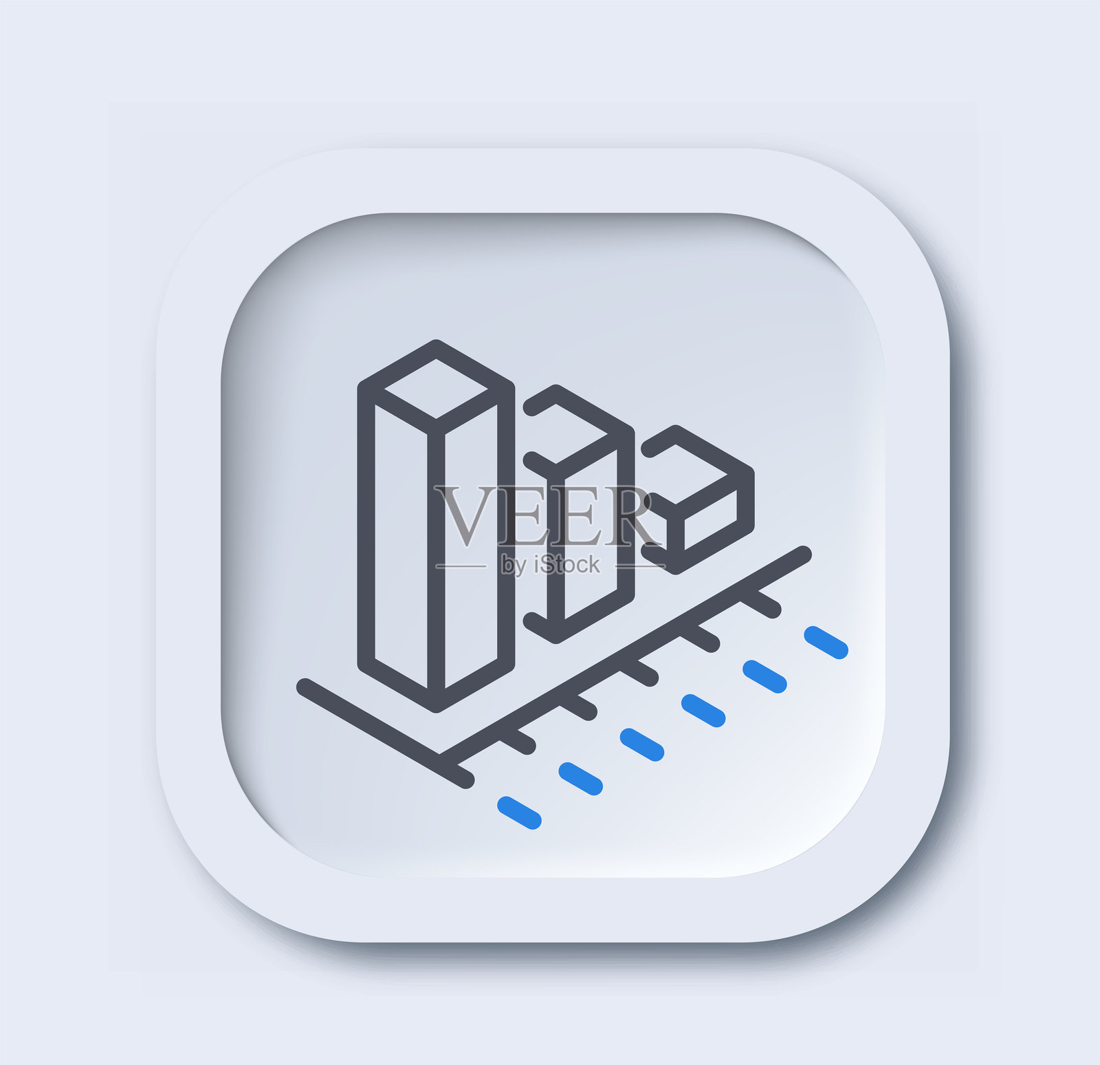 修复线性图标。图表、图形和图示。软件升级过程。网站的极简UI和UX设计。轮廓矢量插图。插画图片素材