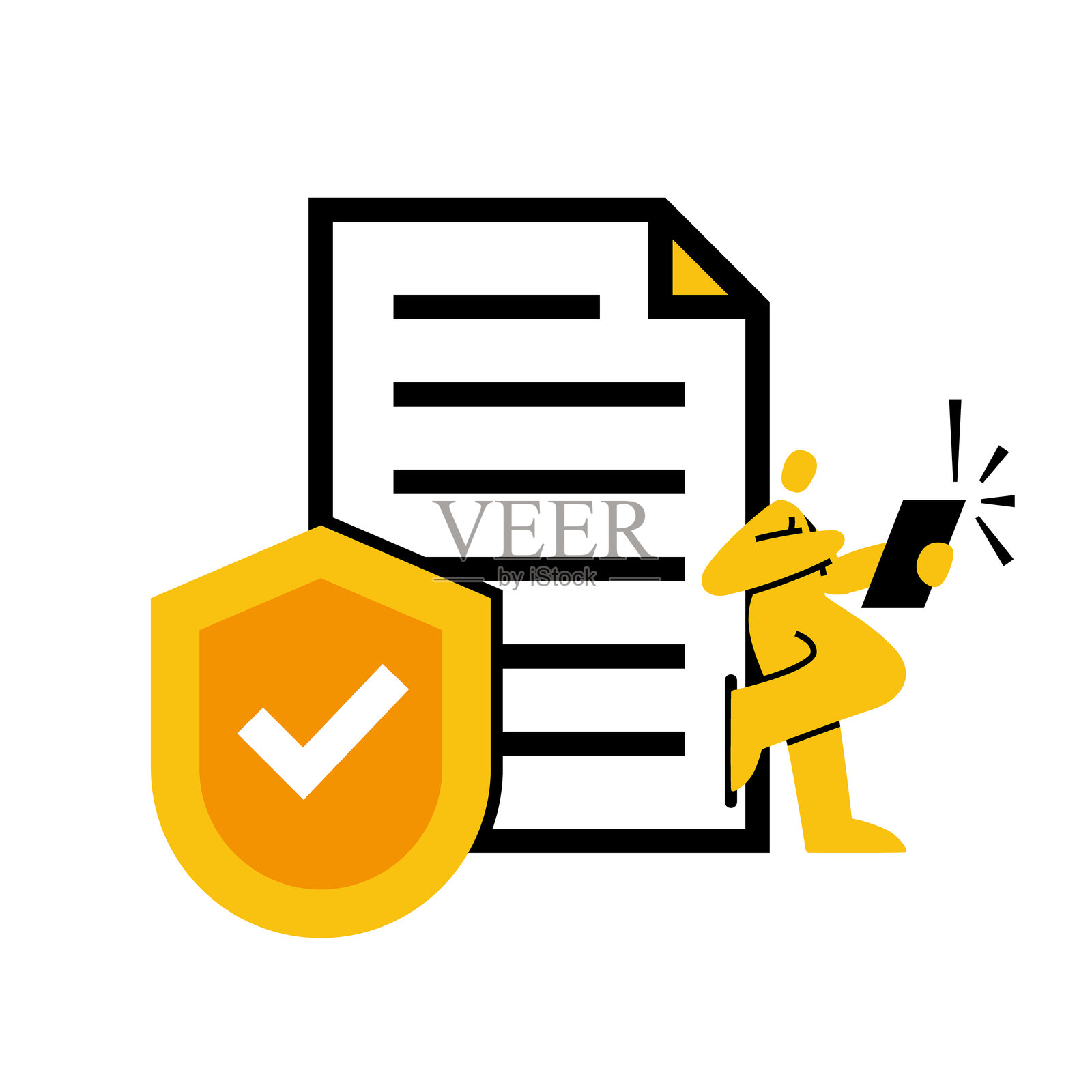 互联网商业创意概念插图，涵盖电子商务、社交媒体、在线沟通、管理、数字营销和网页设计。矢量插图。插画图片素材