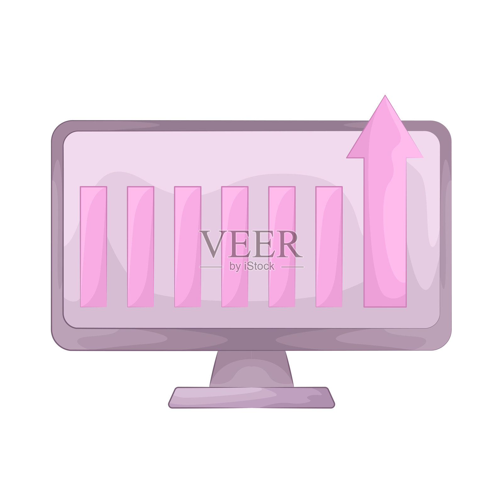 增长插画图片素材