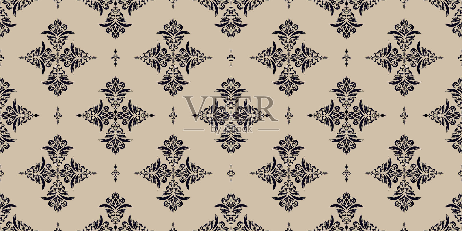 非洲民族手工制作的美丽伊卡特艺术。非洲伊卡特民族部落，波西米亚色彩无缝壁纸。动物印花与民族热带图案相结合。非洲波西米亚风格的佩斯利花卉伊卡特背景。插画图片素材