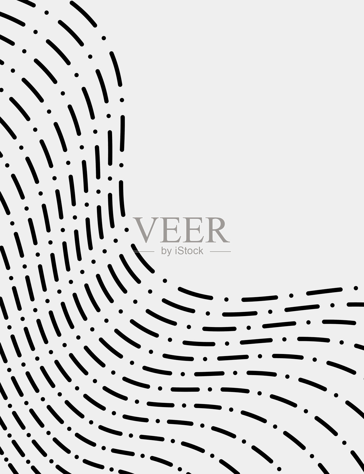 黑白虚线涂鸦流动线条艺术图案背景插画图片素材