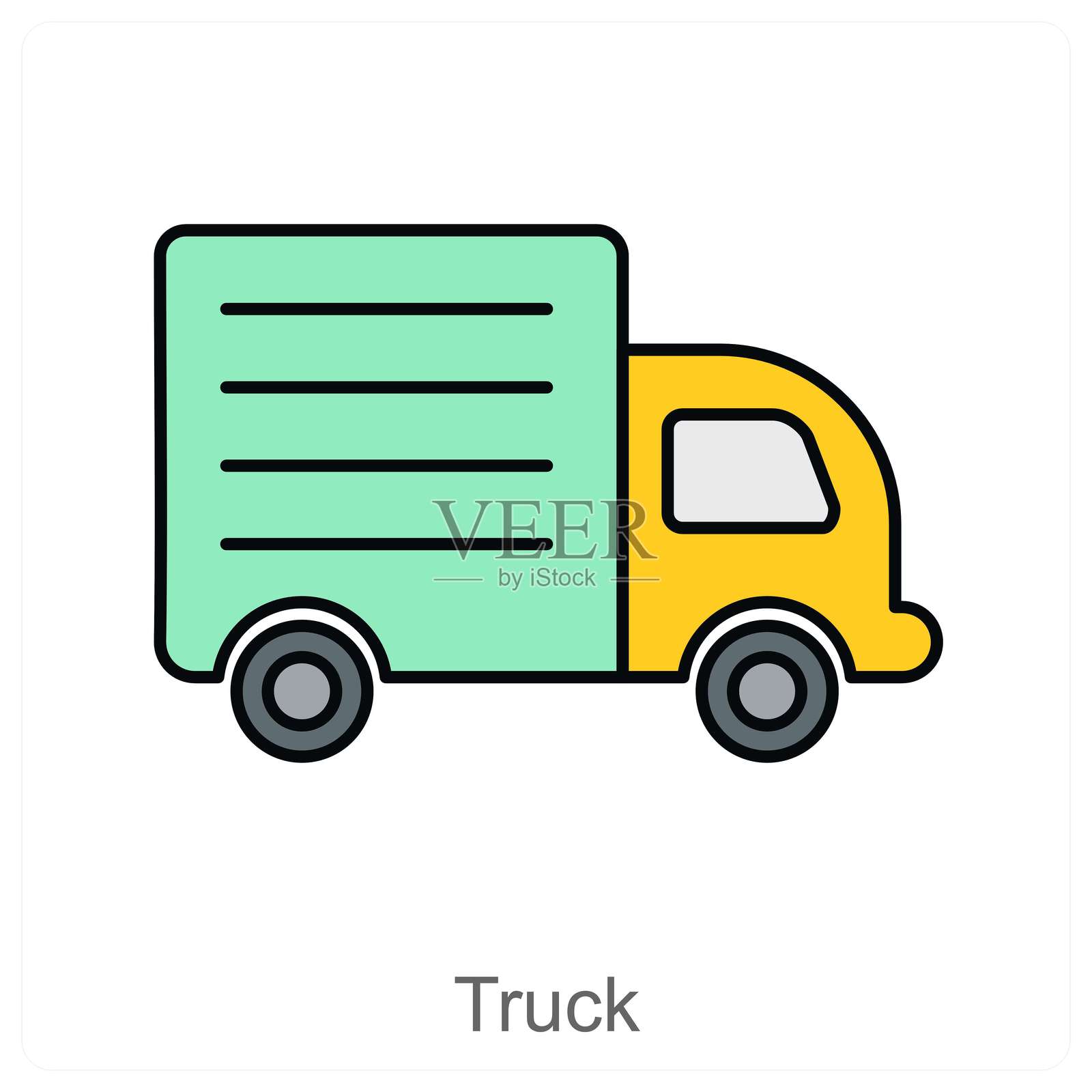 卡车插画图片素材