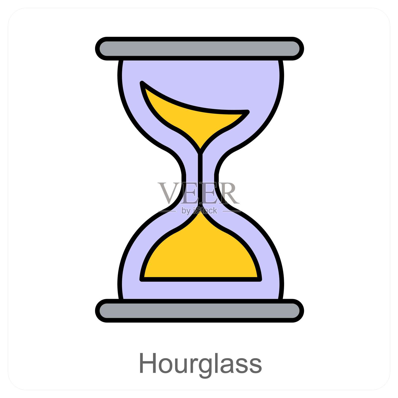 沙漏插画图片素材