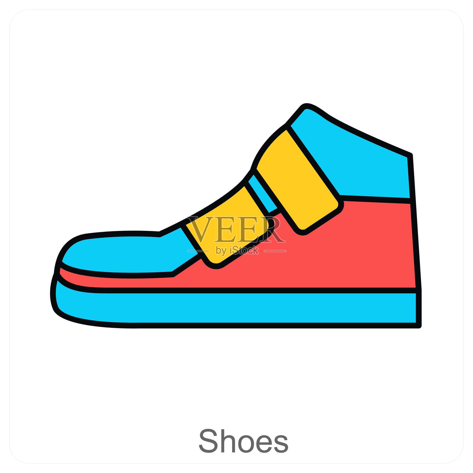 鞋子插画图片素材