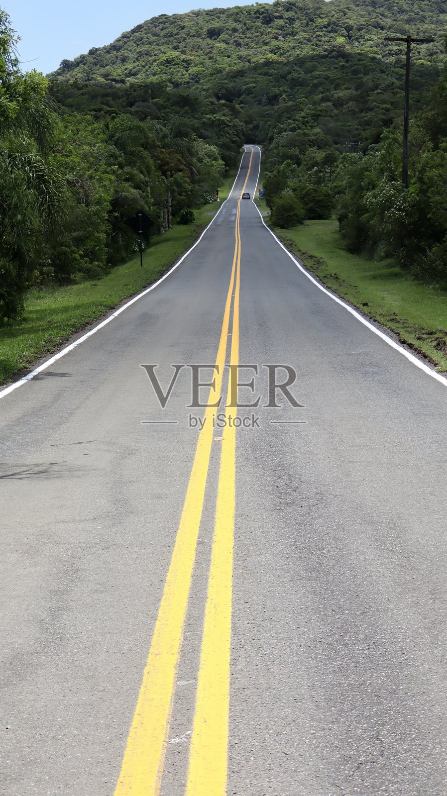 格拉西奥萨大道，历史悠久的道路照片摄影图片