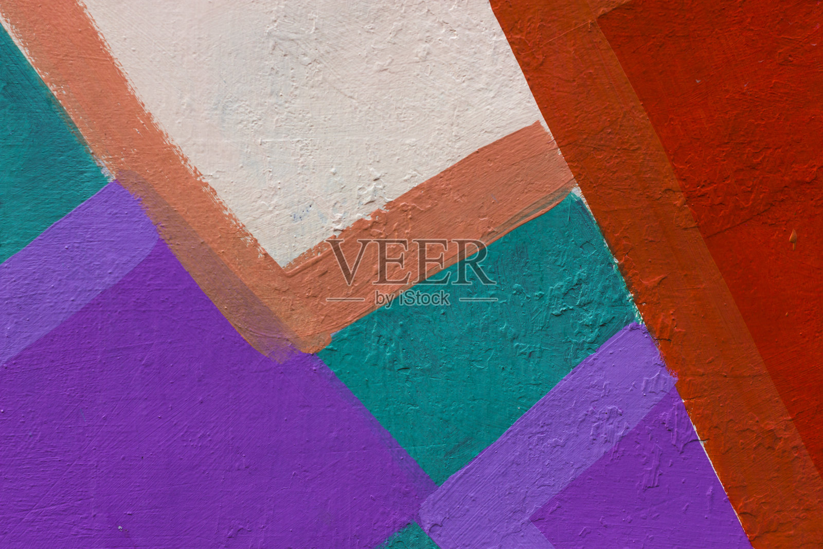 几何壁画的特写照片摄影图片