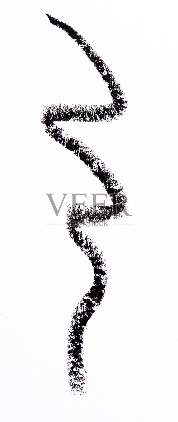 眼线笔在背景上的笔触照片摄影图片