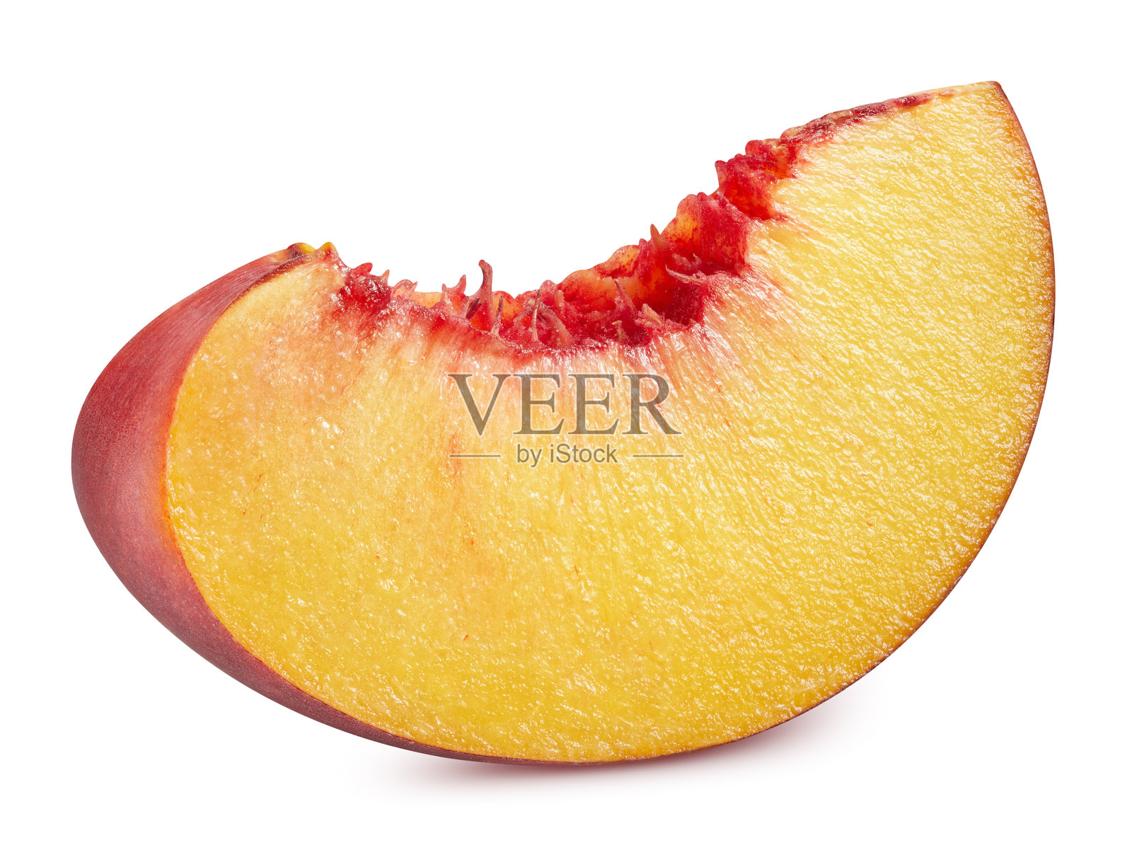 新鲜有机桃子，孤立剪切路径照片摄影图片