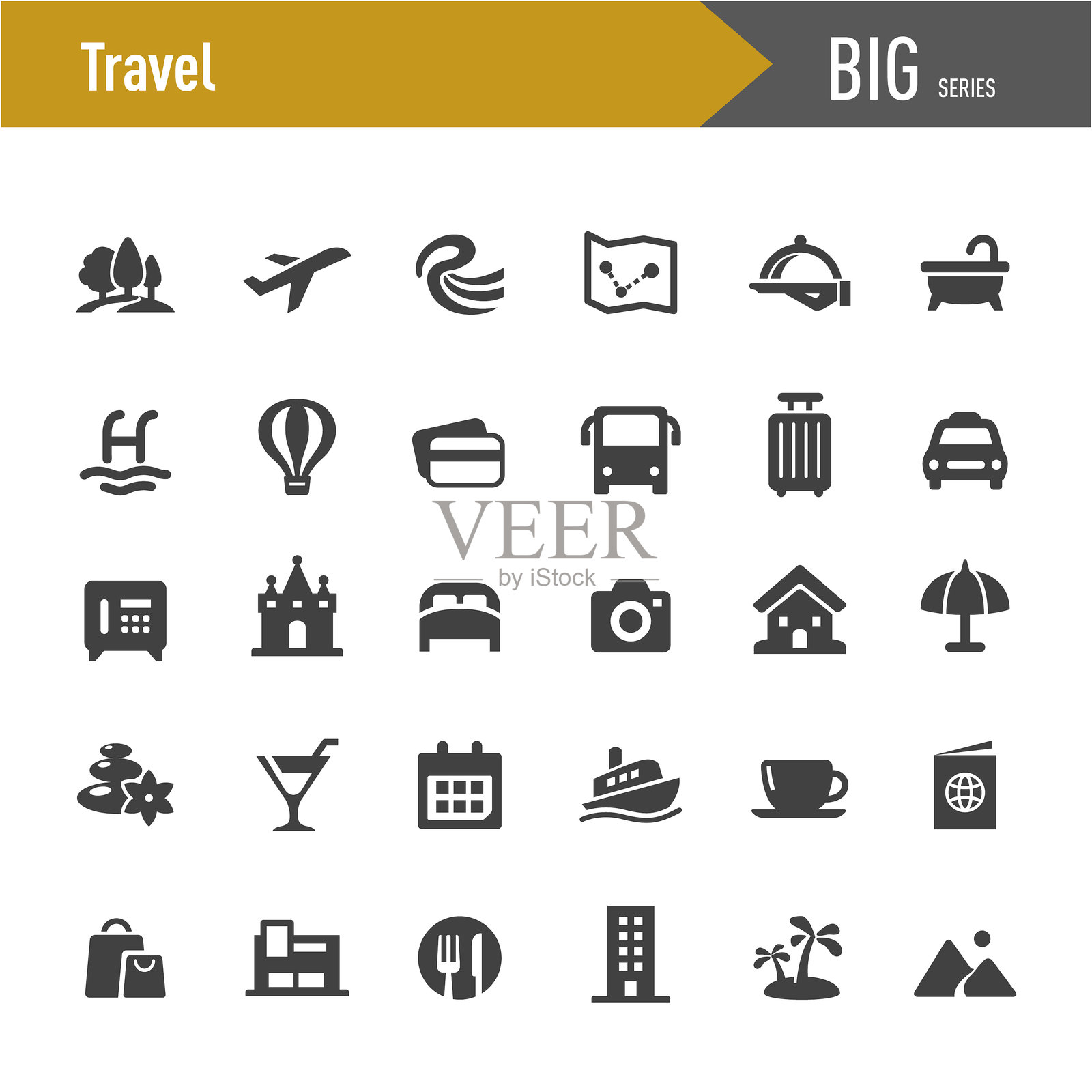 旅行图标-大系列图标素材