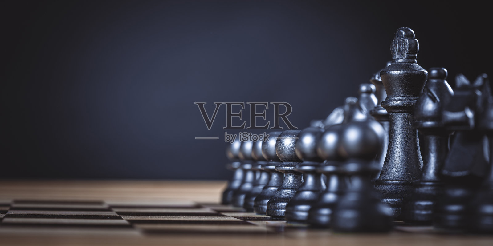 象征战略和领导力的棋盘照片摄影图片