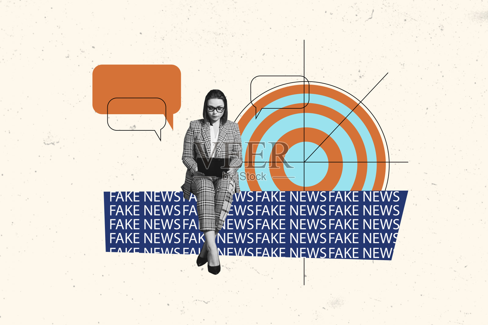 营销目标交易企业家商业初创广告牌漫画杂志拼贴图像照片摄影图片