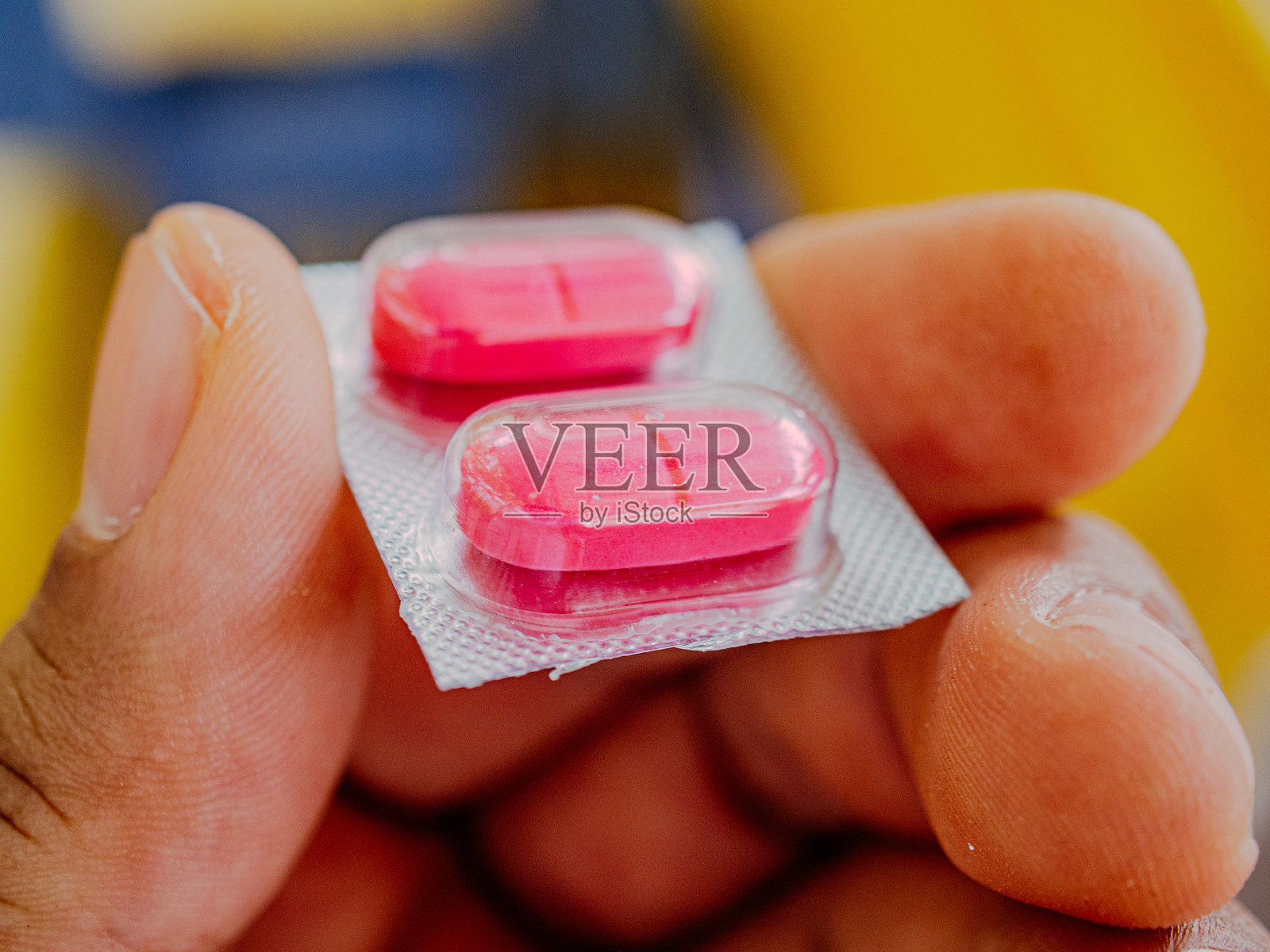 粉色药丸照片摄影图片