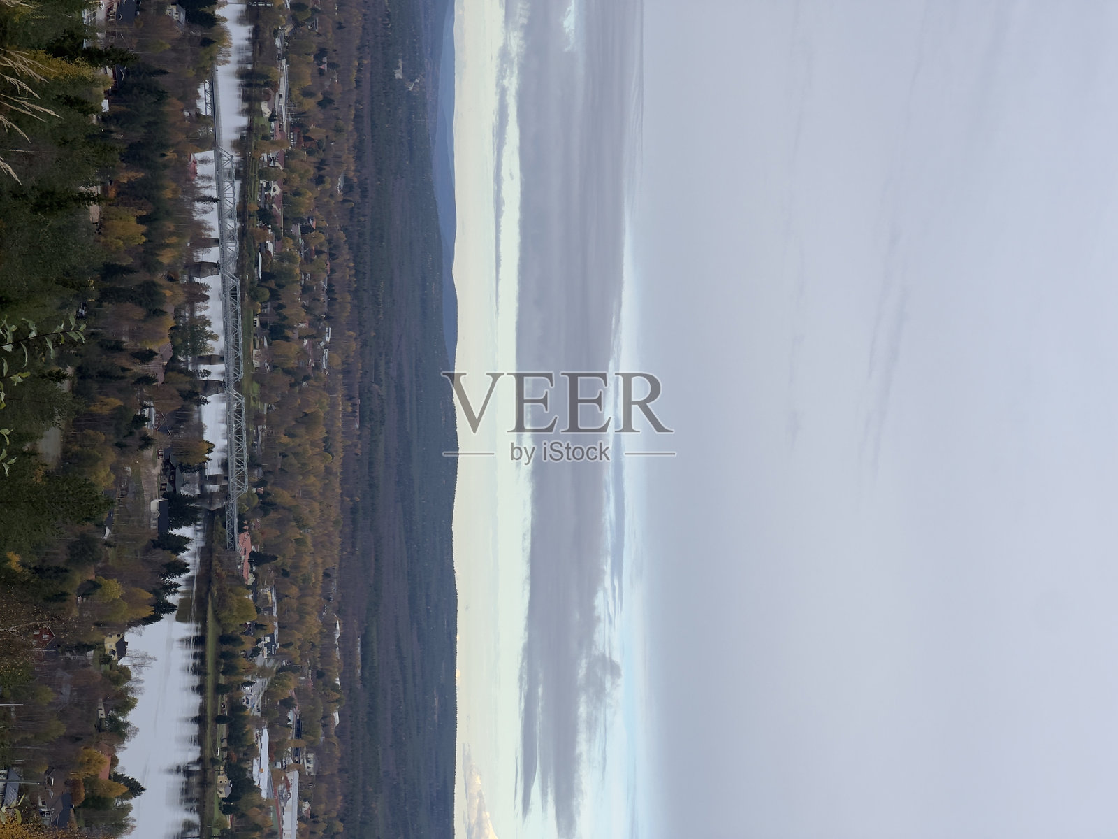 芬兰拉普兰罗瓦涅米的风景视图照片摄影图片