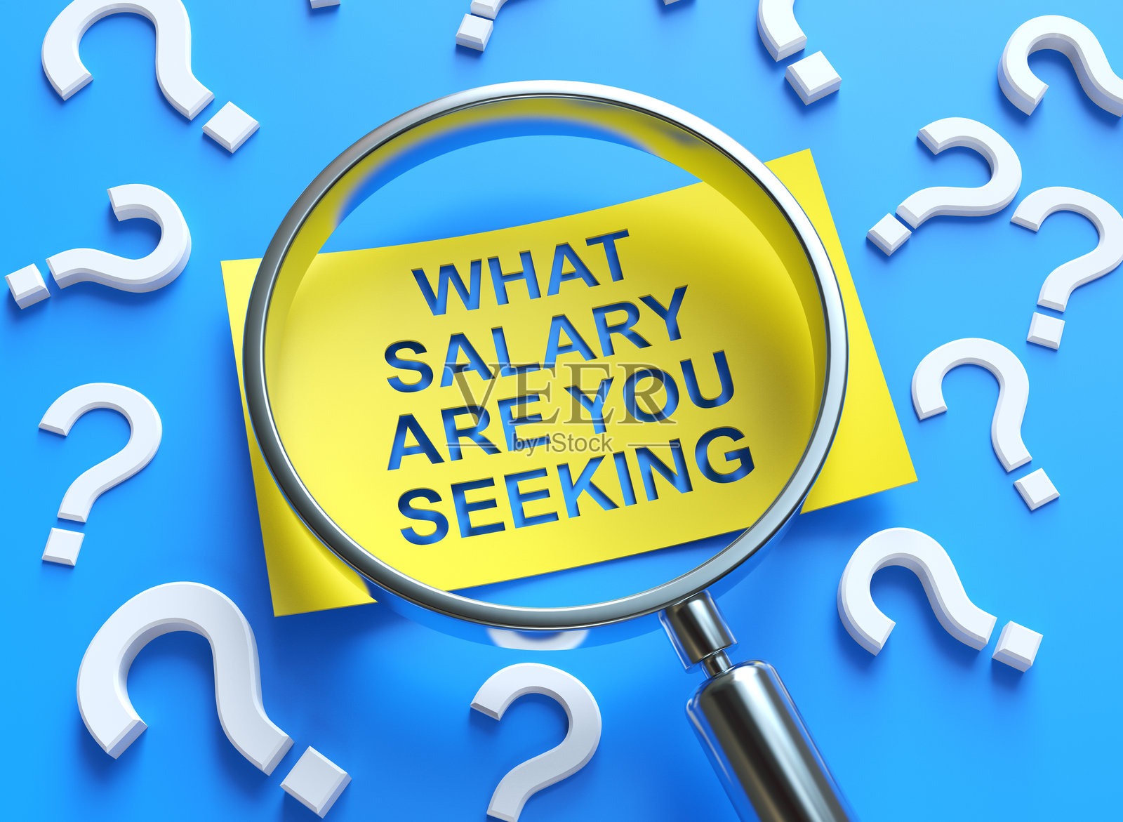 您期望的薪资是多少？照片摄影图片