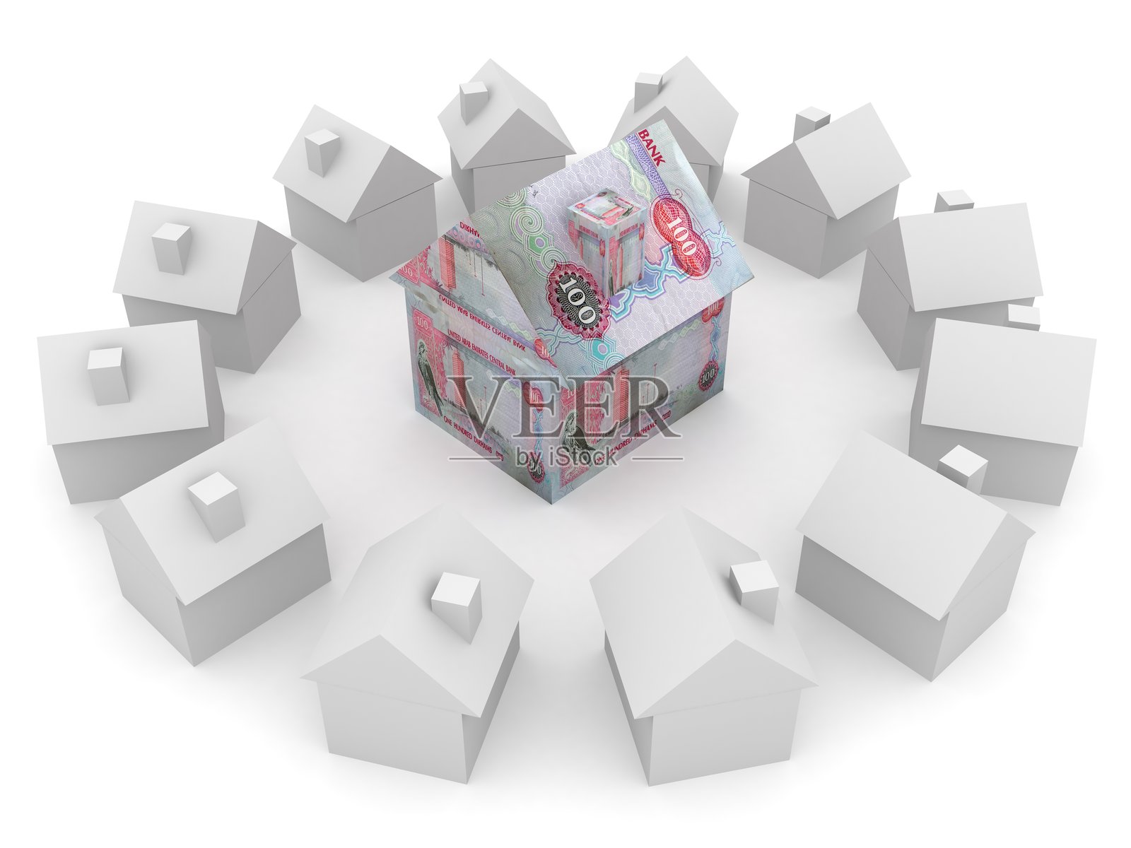 阿联酋迪拉姆 购房 租房 房地产照片摄影图片