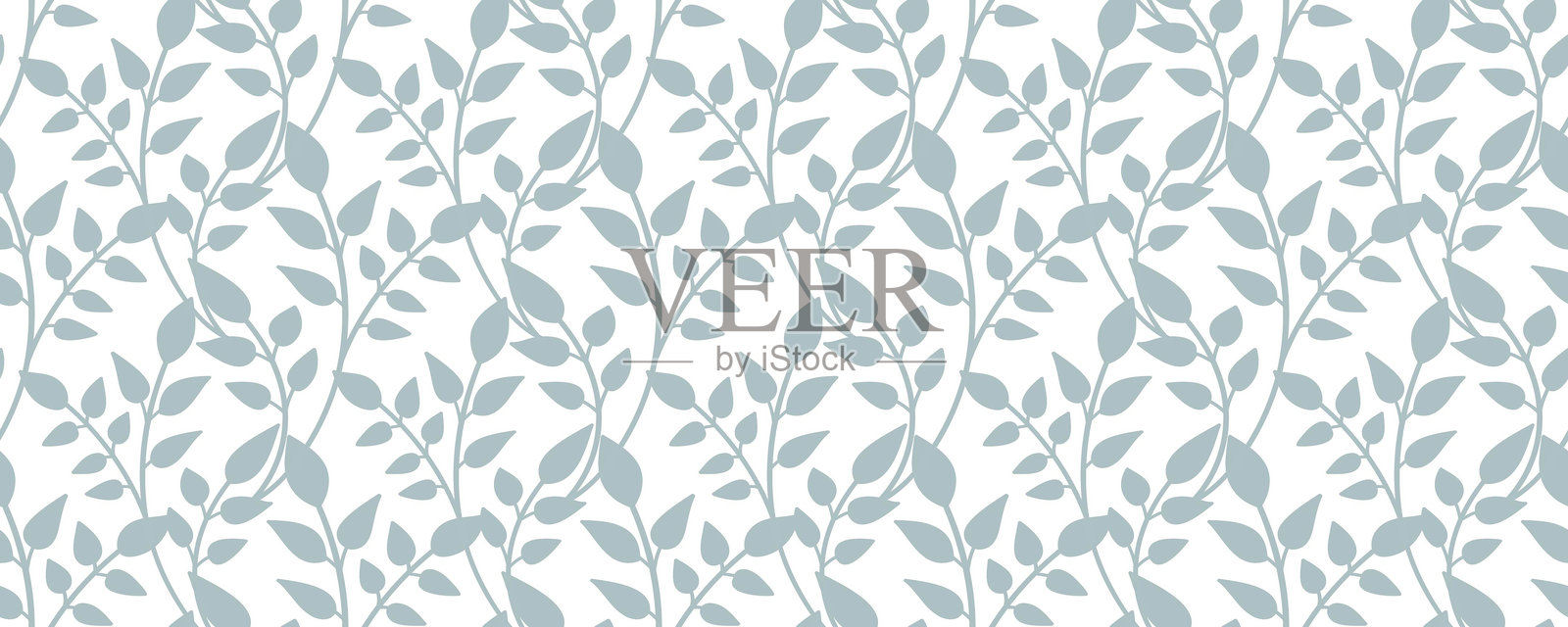 花卉无缝图案。插画图片素材