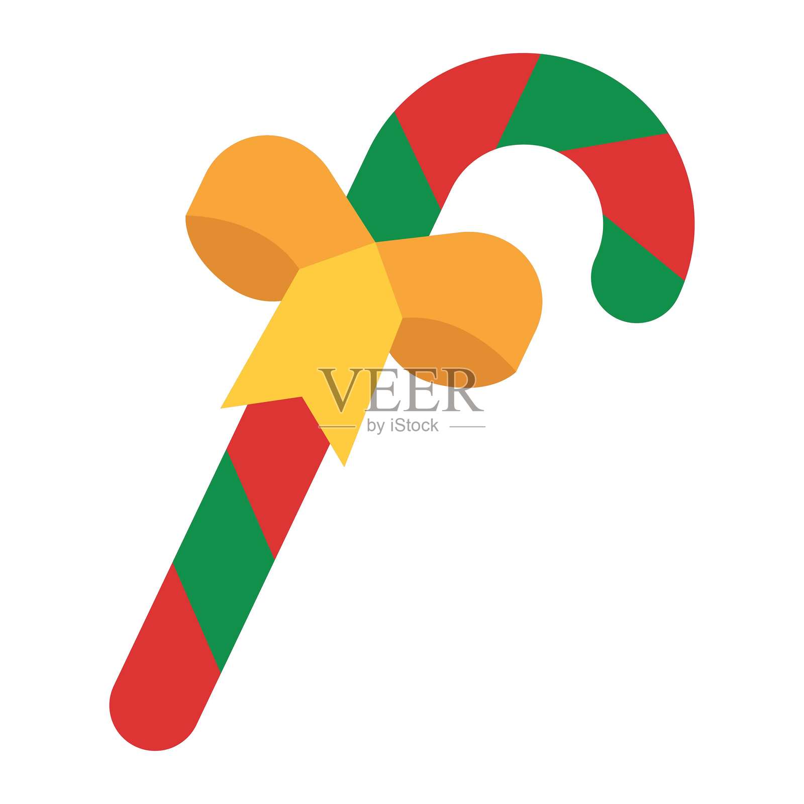 糖果手杖图标插画图片素材