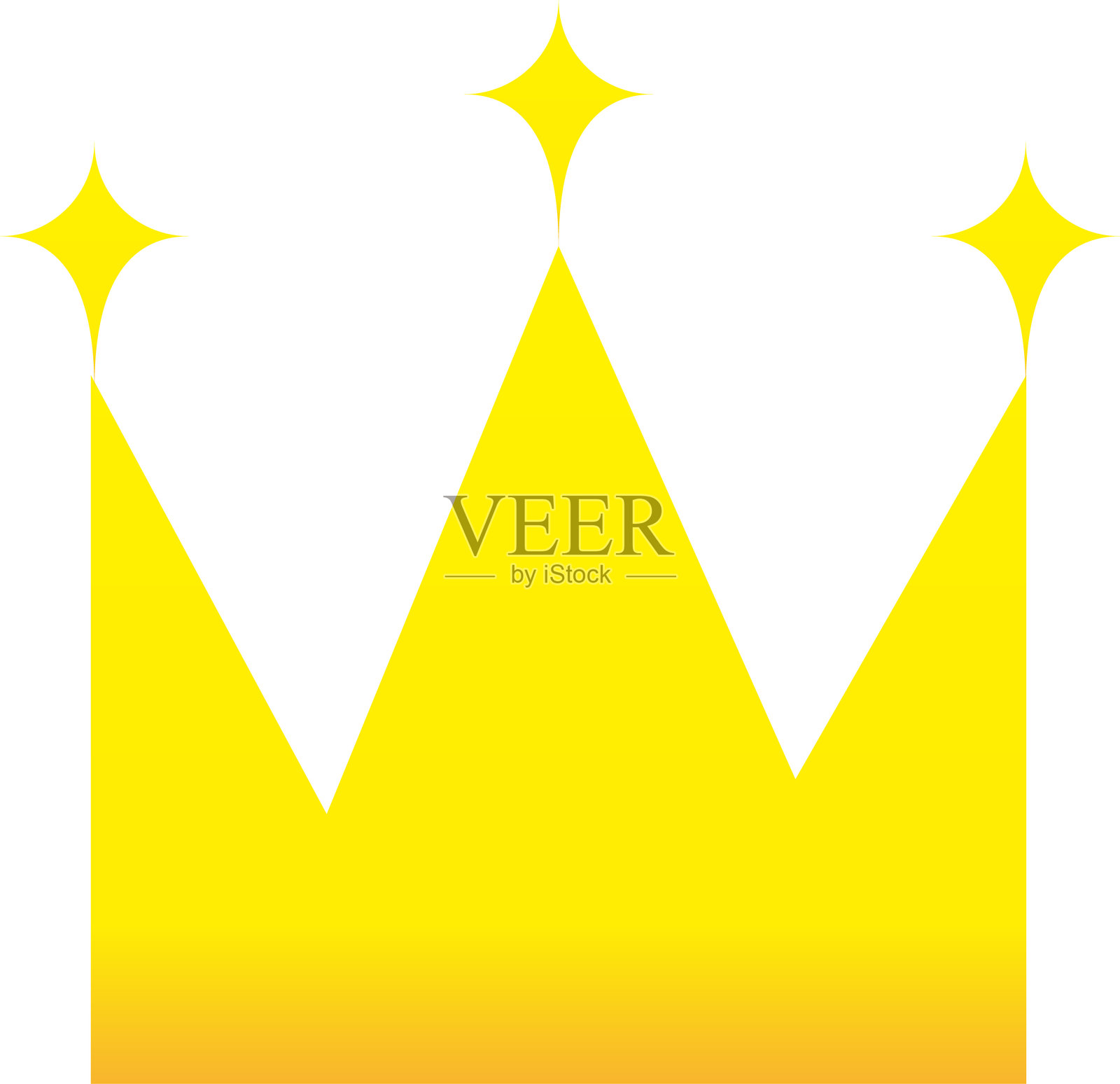 排名皇冠标志图标渐变插画图片素材