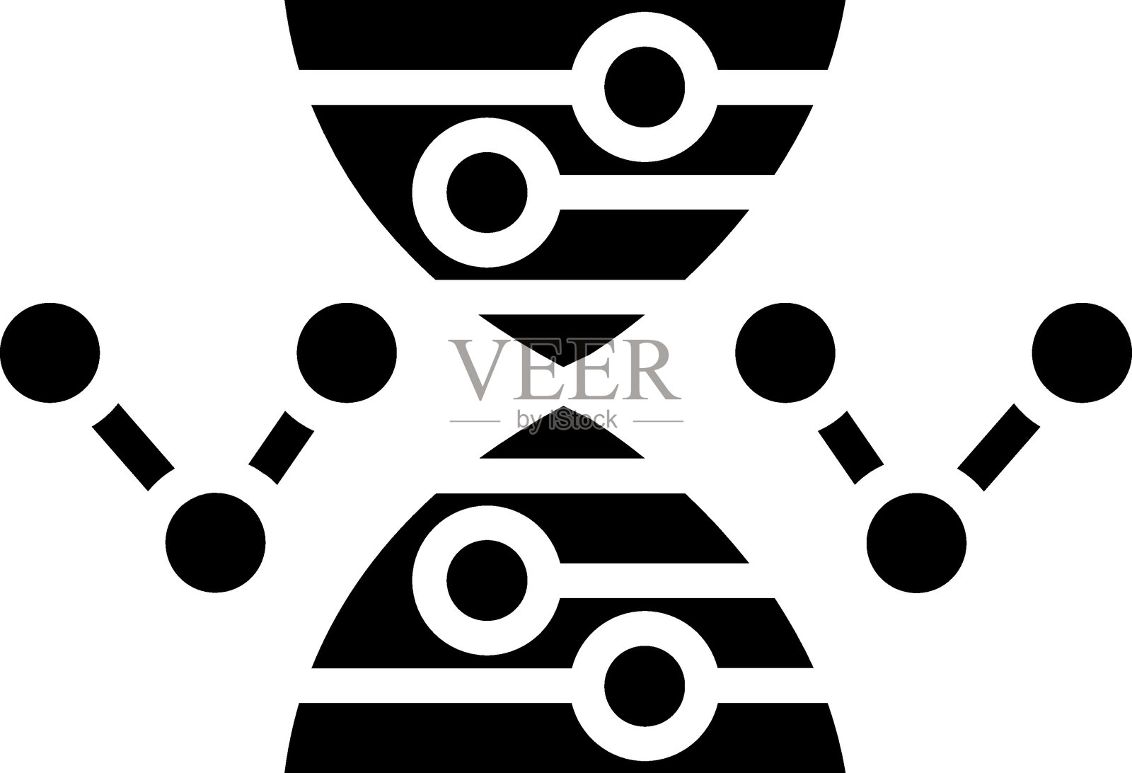 生物学学习图标风格插画图片素材