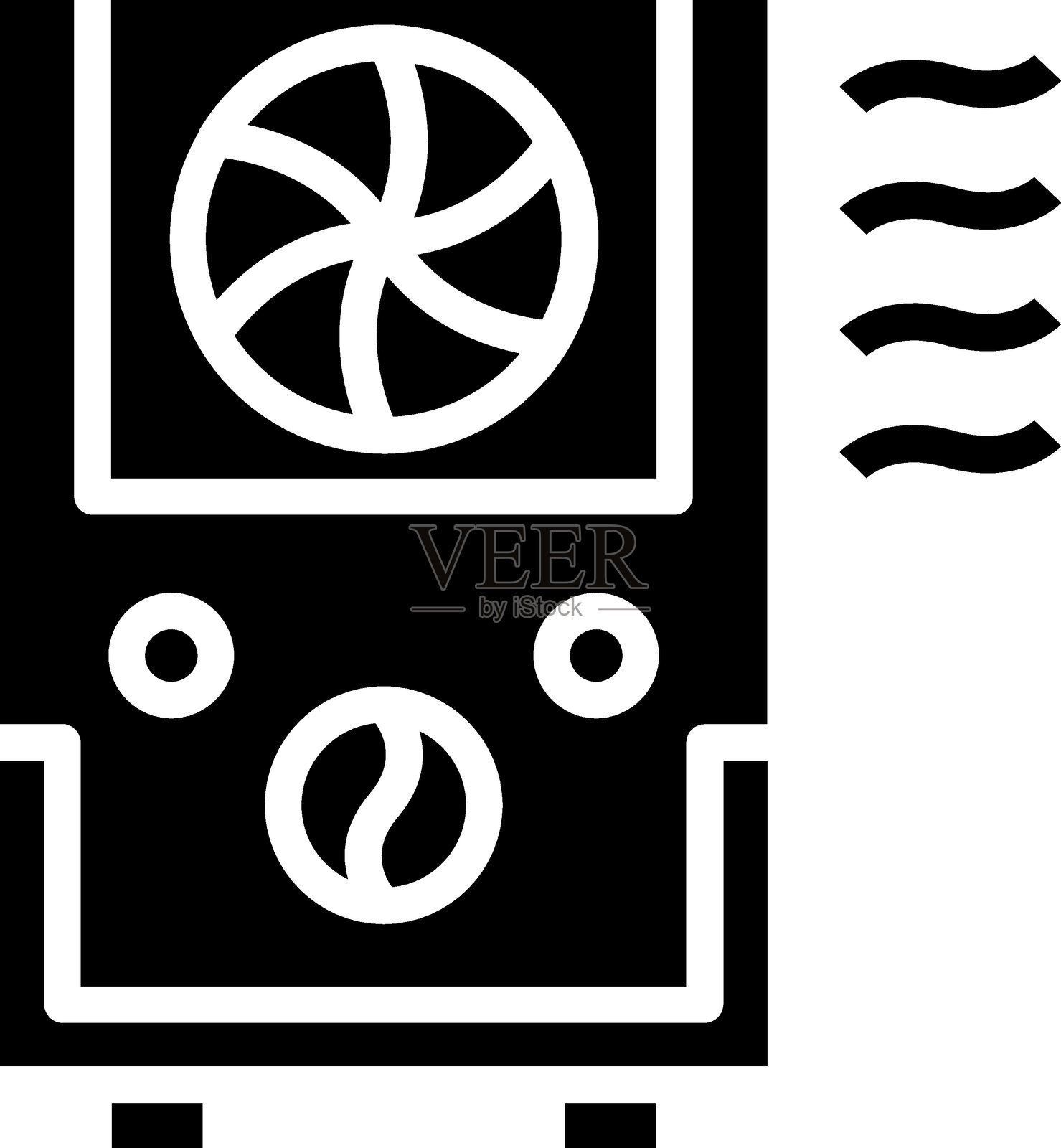 空气净化器图标风格插画图片素材