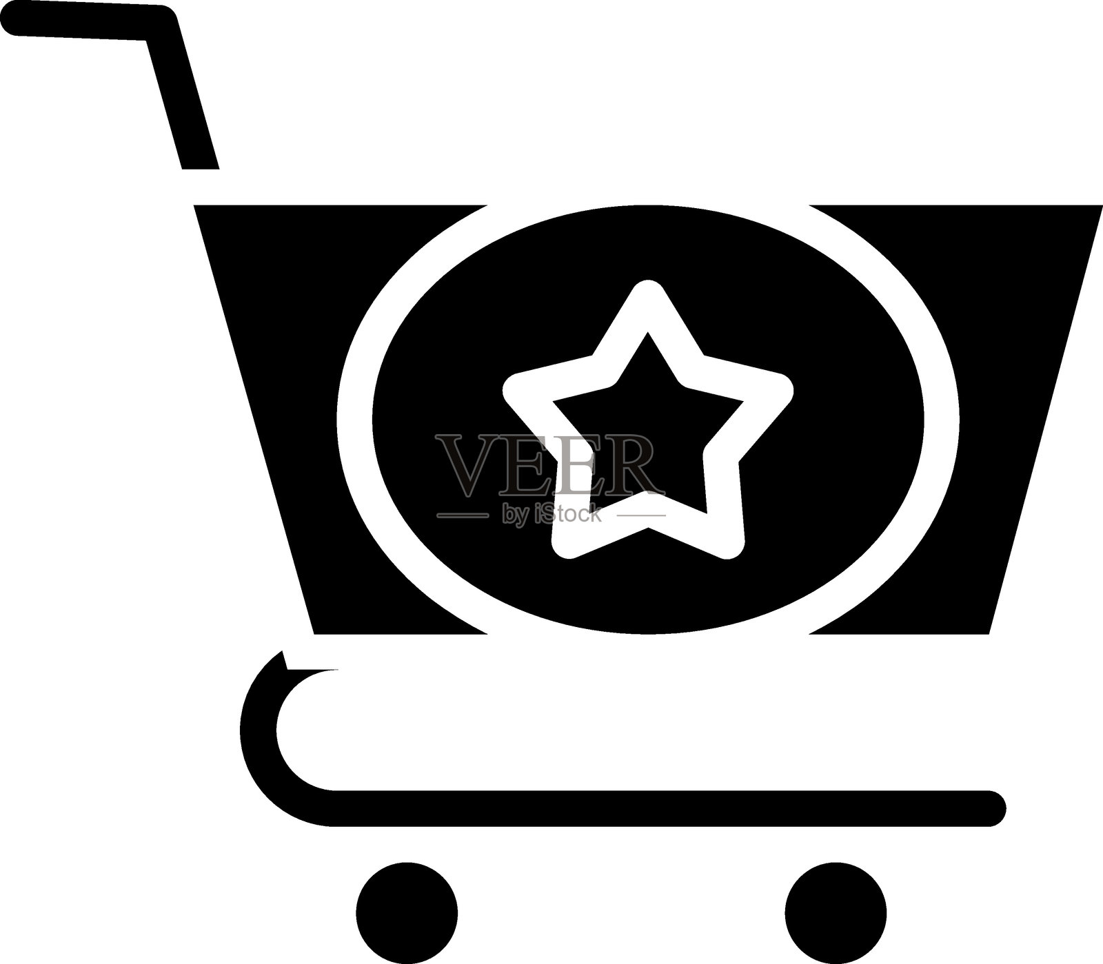 购物车图标 图标风格插画图片素材