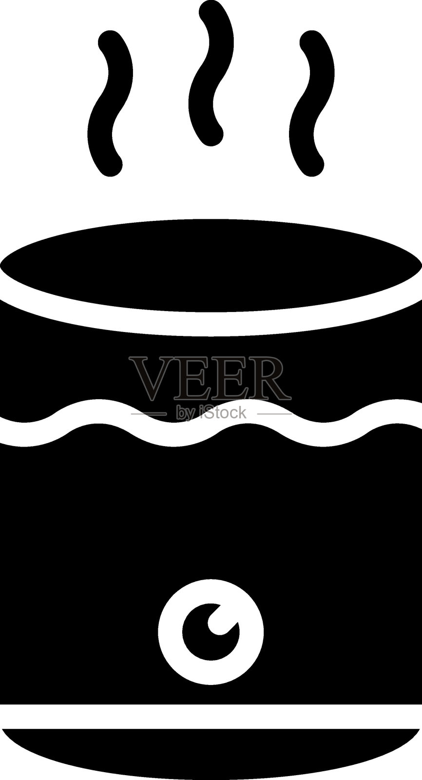 整体家居加湿器图标风格插画图片素材