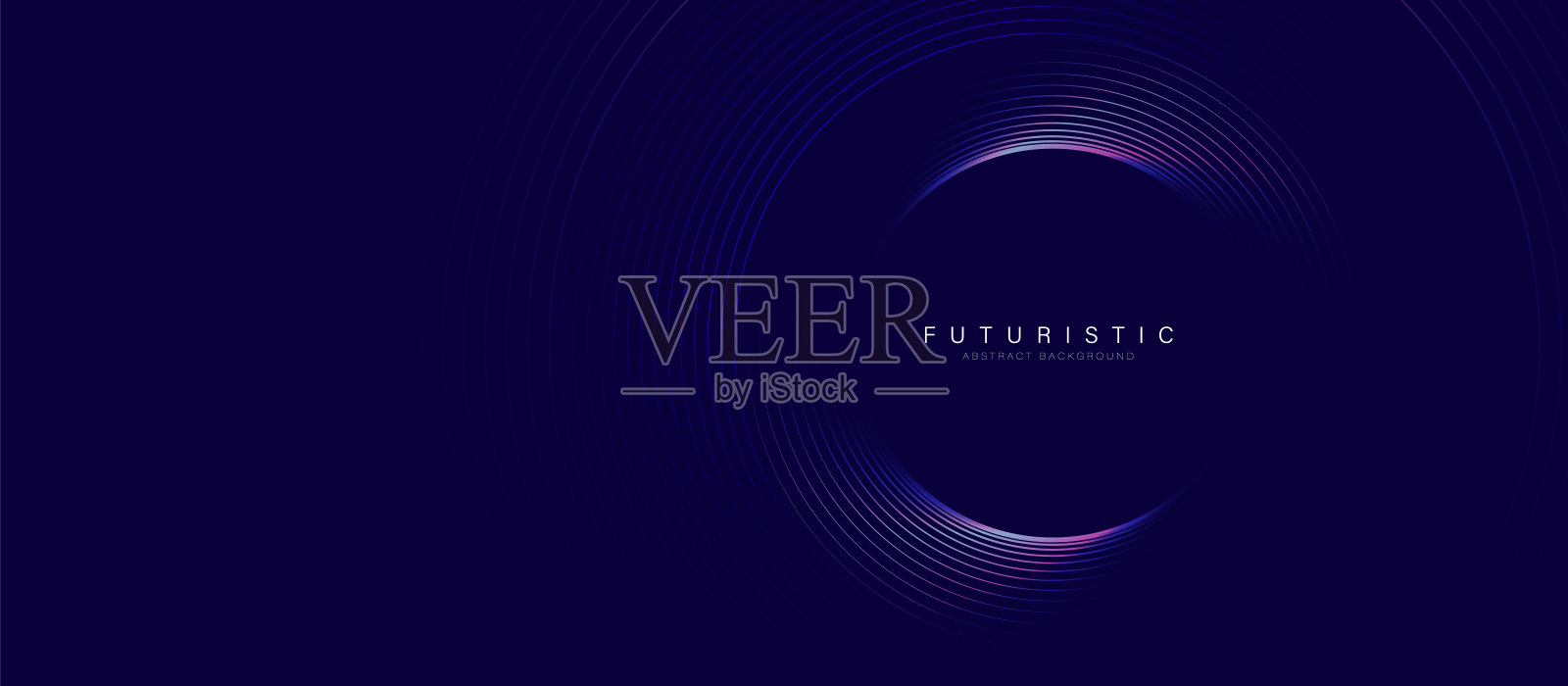 未来派黑暗抽象圆形背景插画图片素材