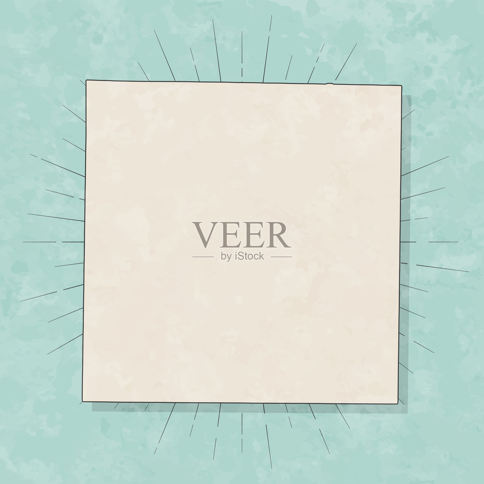 德克萨斯州达拉斯县。复古风格地图 - 旧纹理纸张插画图片素材