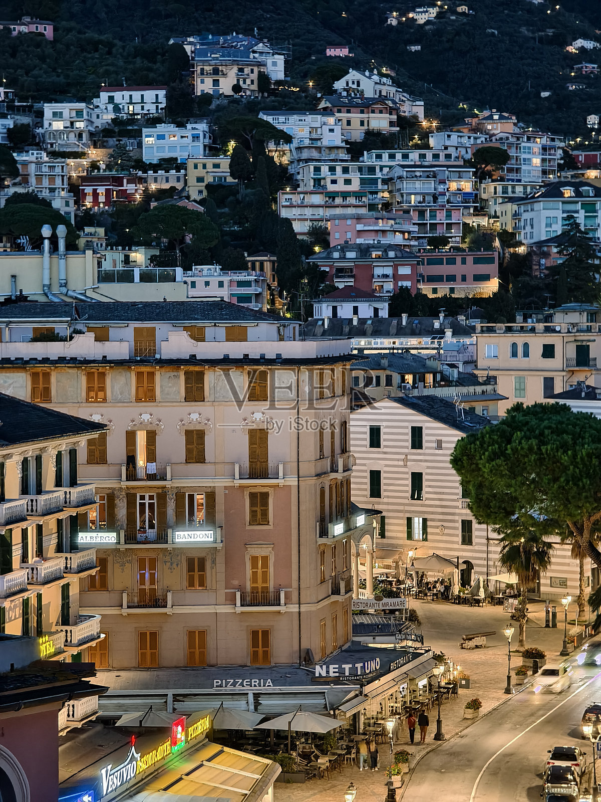 意大利拉帕洛的城市景观照片摄影图片