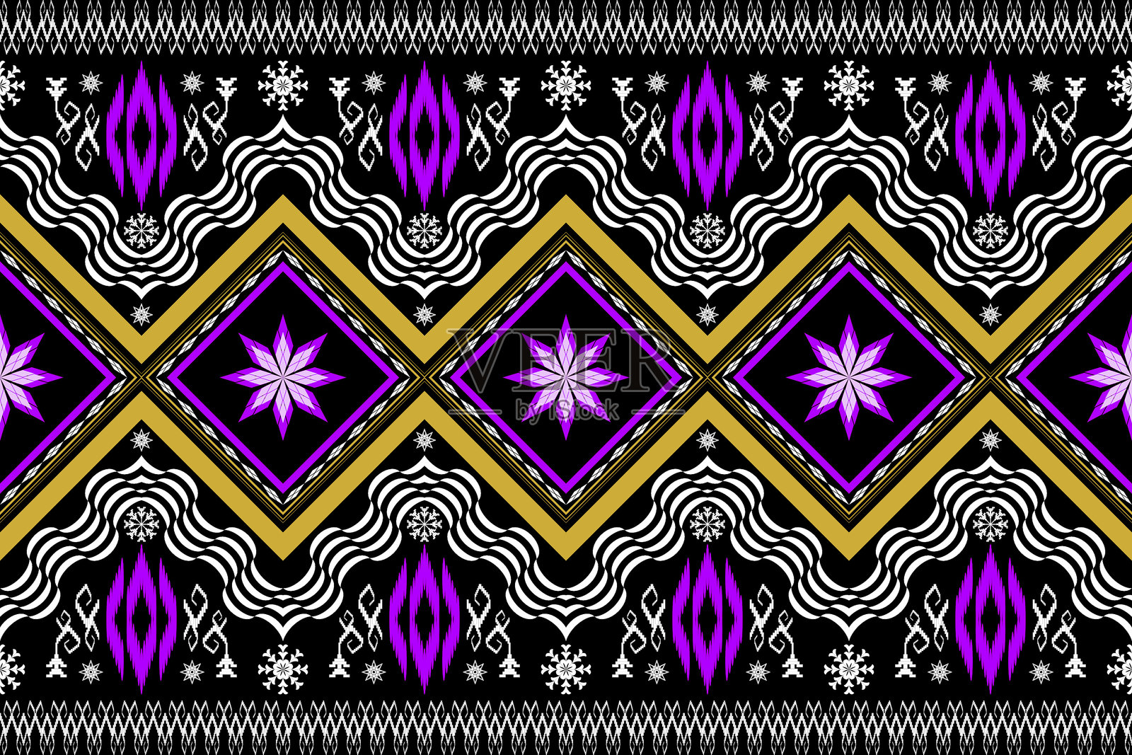 民族图案设计插画图片素材