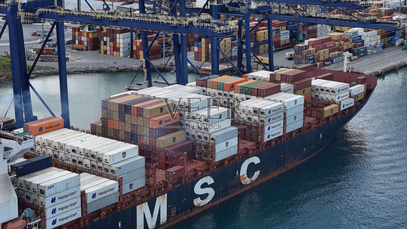 萨尔瓦多港的景观照片摄影图片