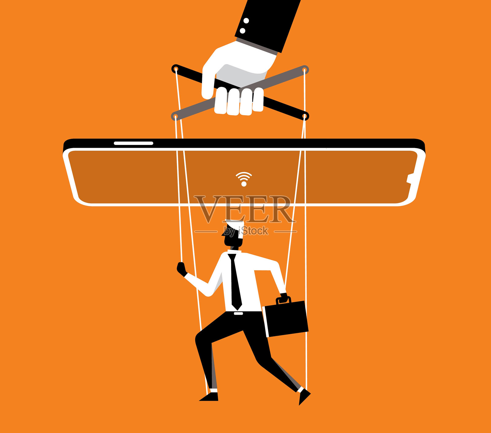 商人 - 木偶 - 手机插画图片素材