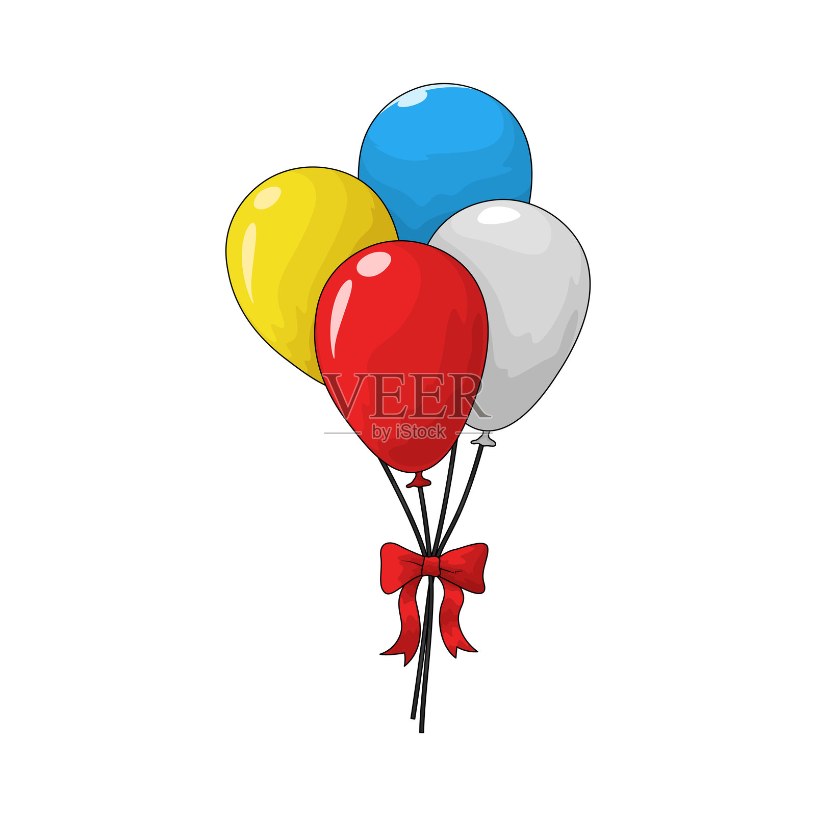 气球插画图片素材