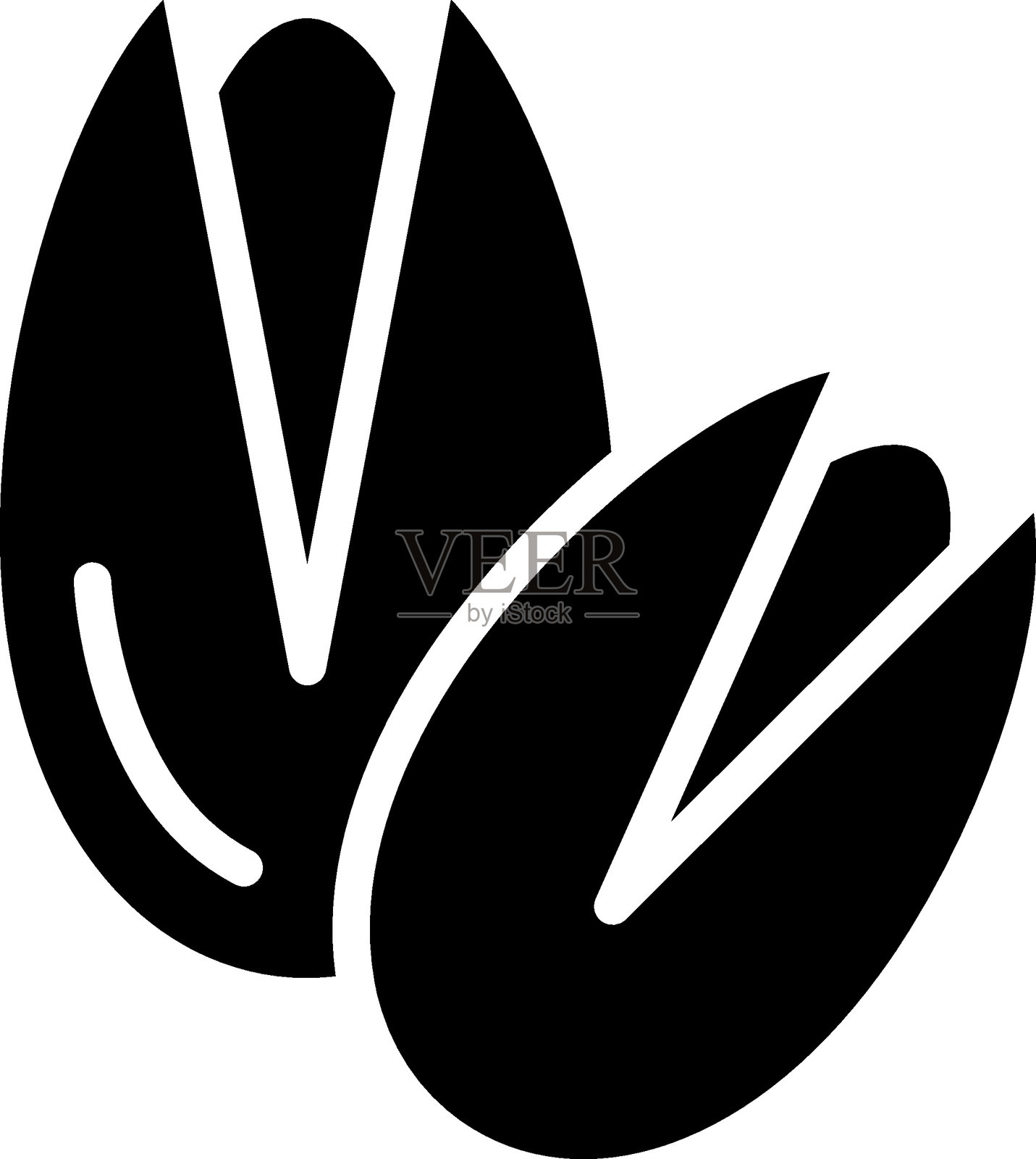 开心果店图标风格的矢量设计插画图片素材