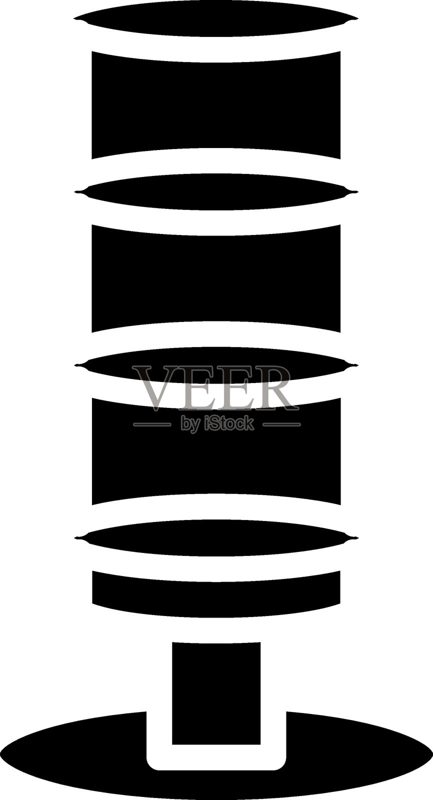 矢量设计安灯图标风格插画图片素材