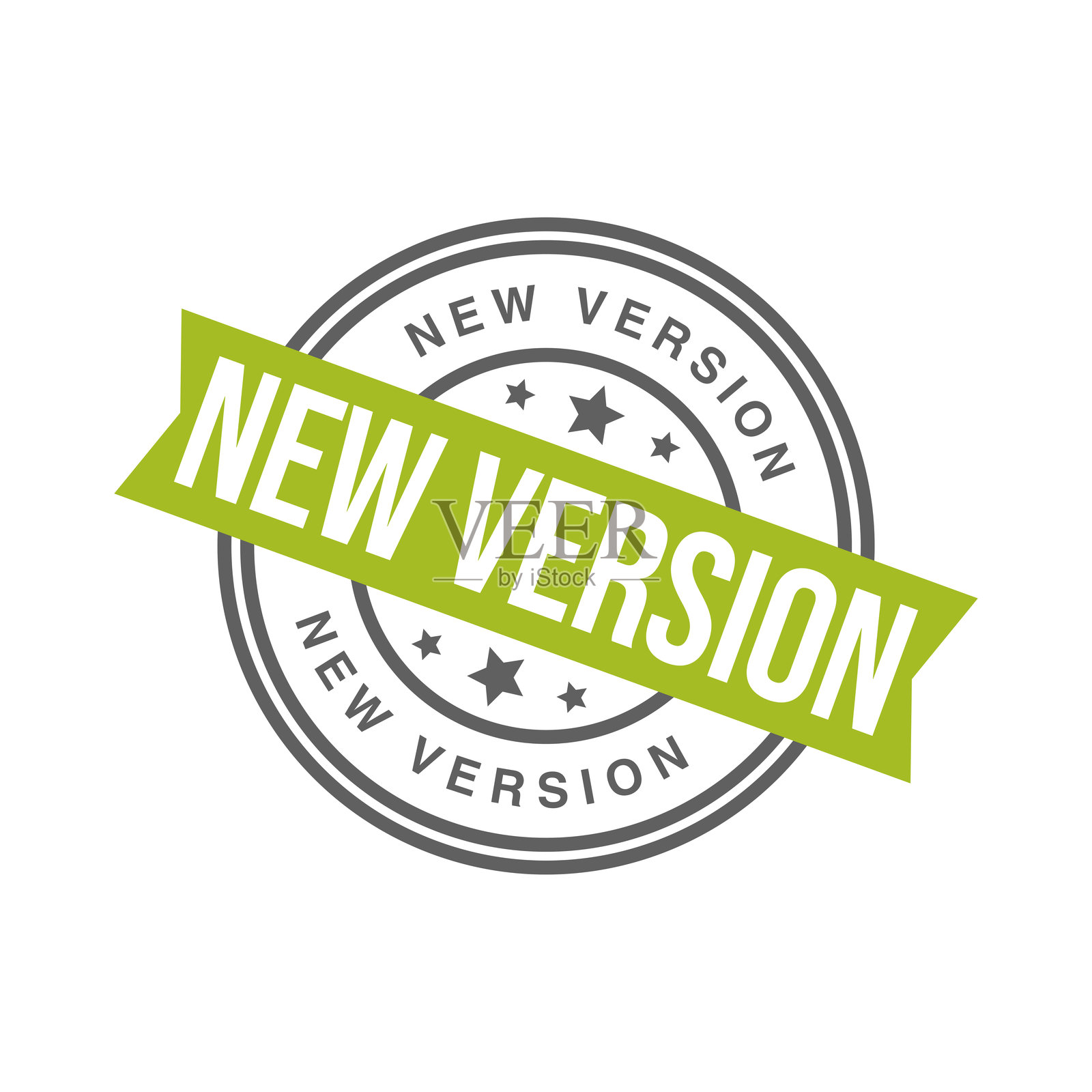 新版本字母橡皮图章模板插画图片素材