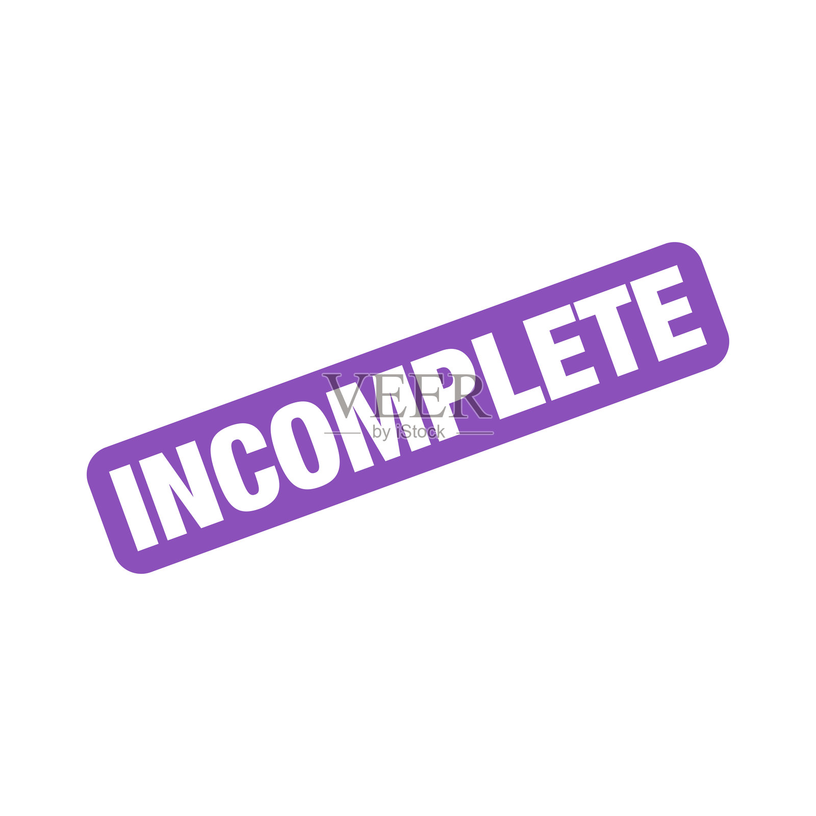 不完整信件橡皮图章模板插画图片素材