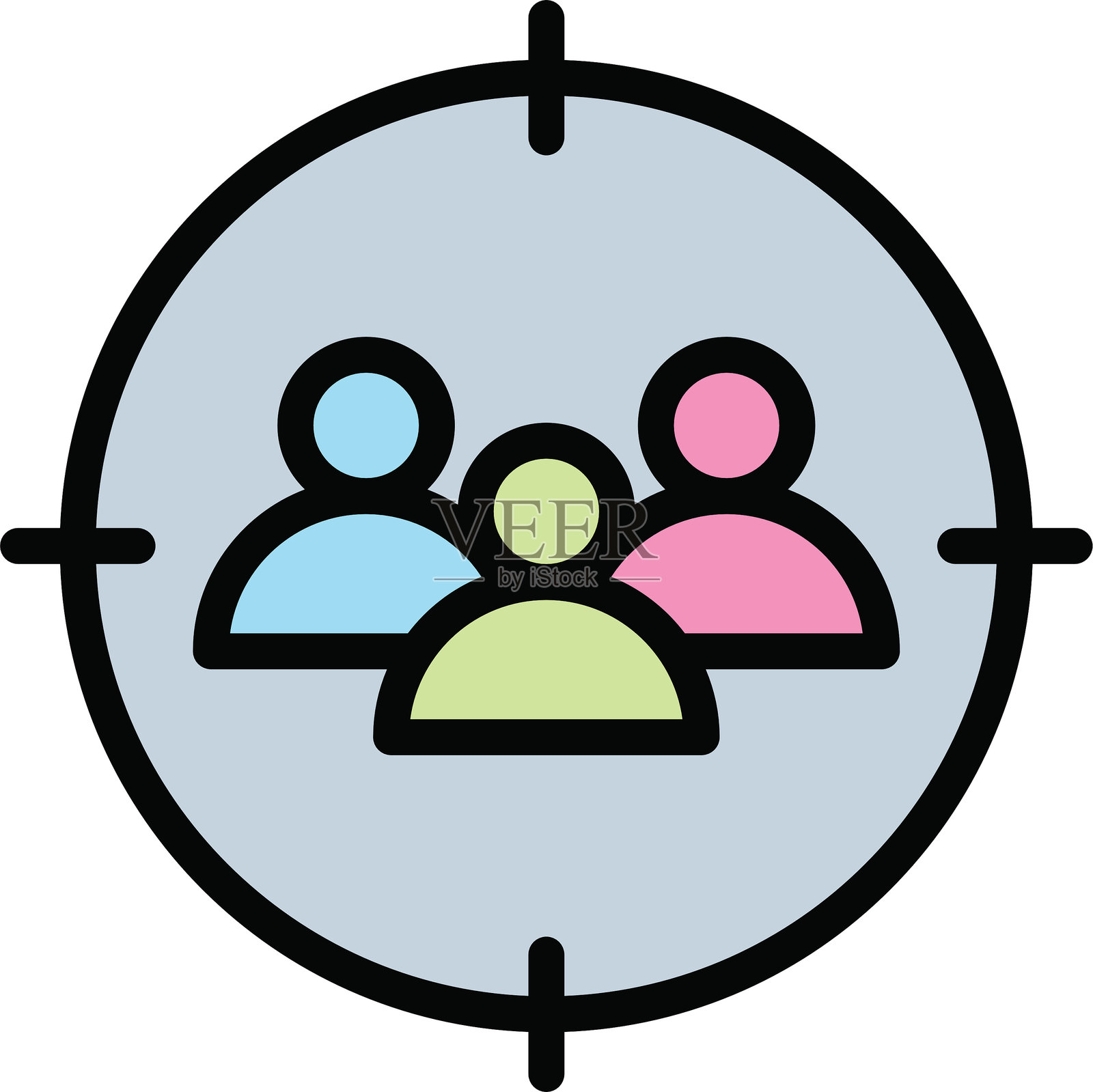 核心价值观图标集插画图片素材