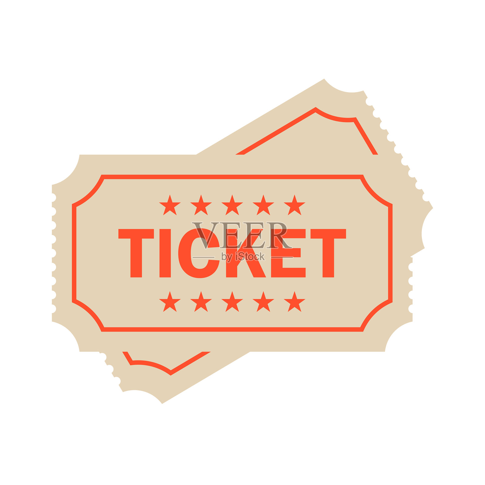 情侣电影票矢量图标插画图片素材