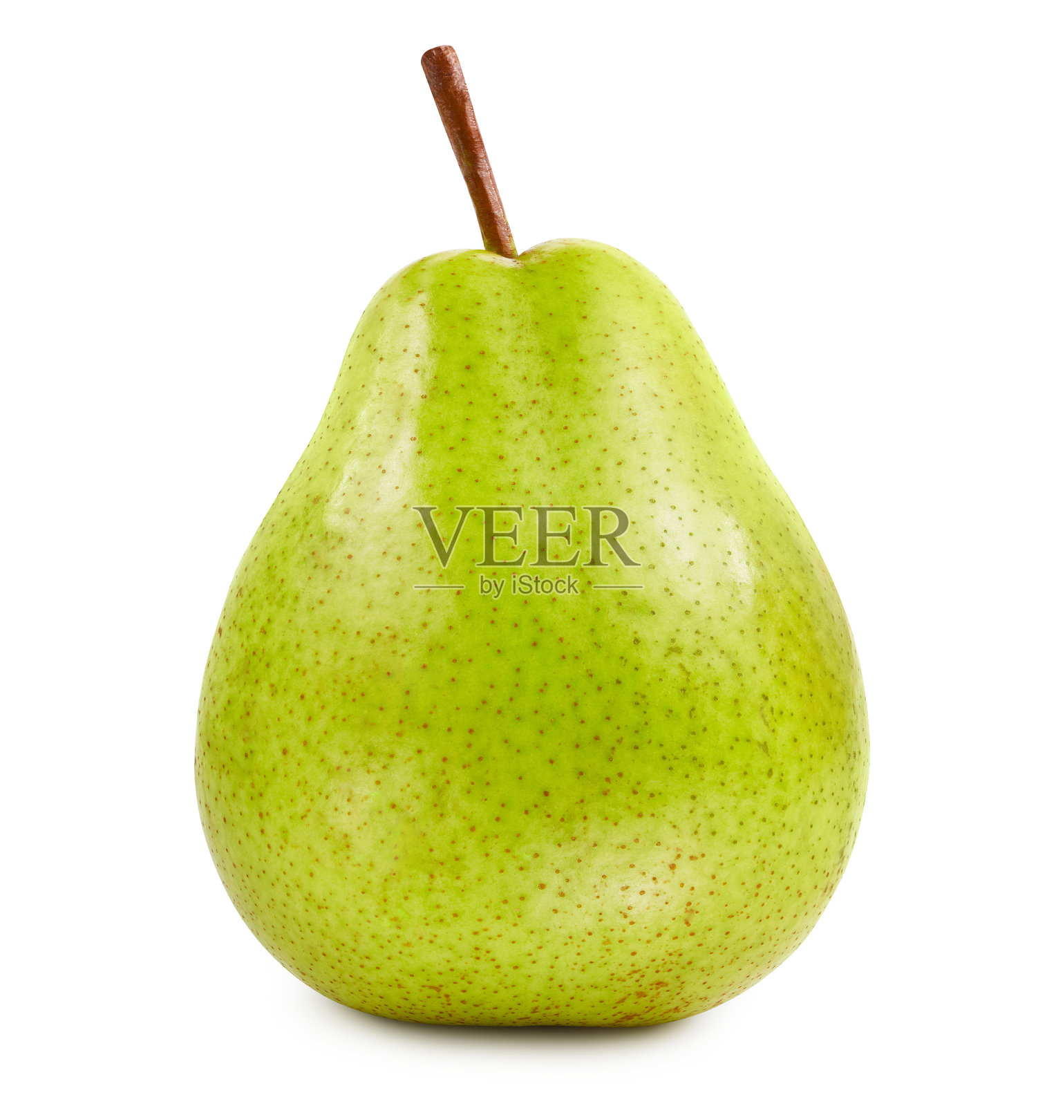 白色背景下的梨子特写食品原料照片摄影图片