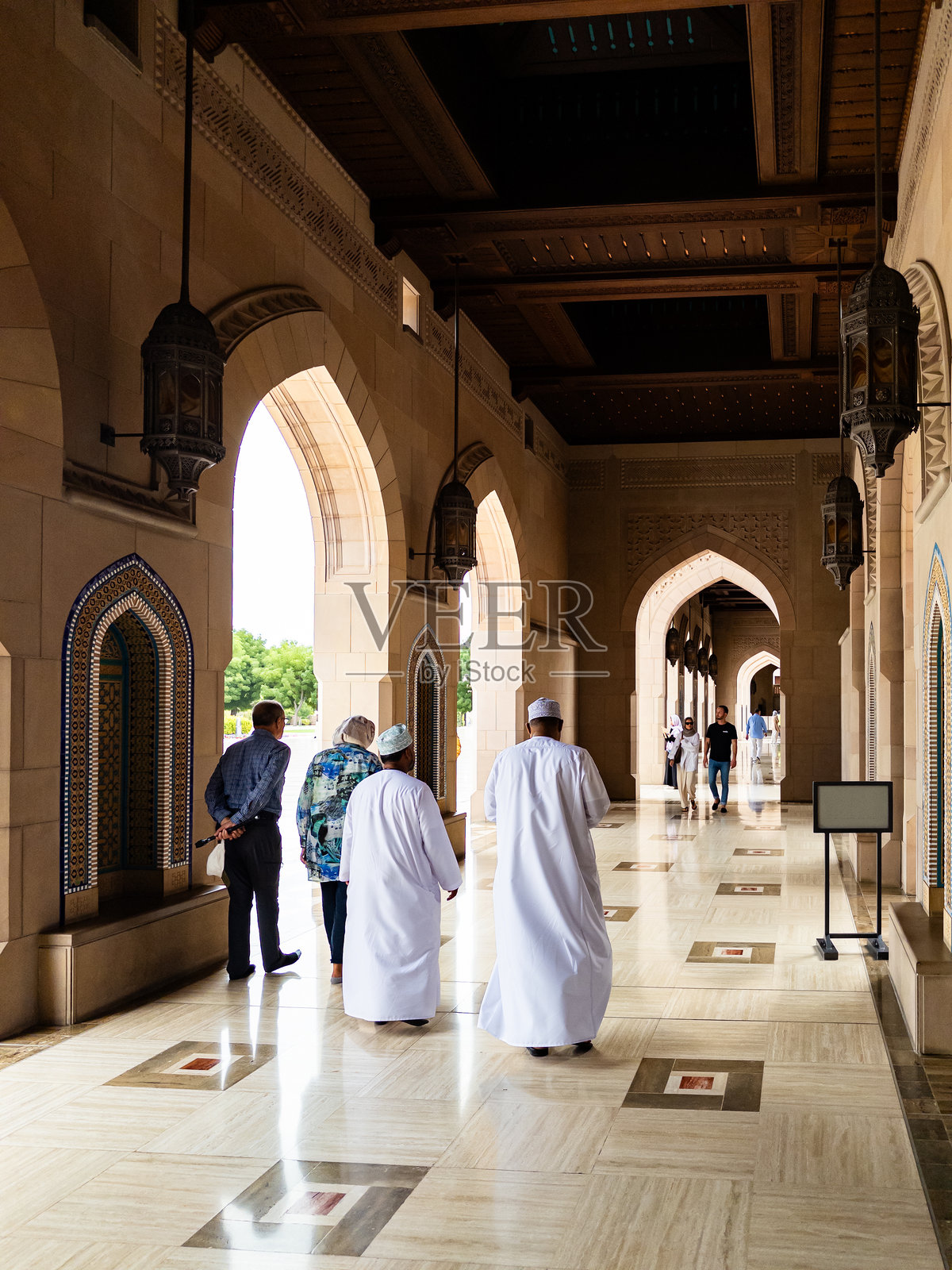 哈里发苏尔坦卡布斯大清真寺照片摄影图片