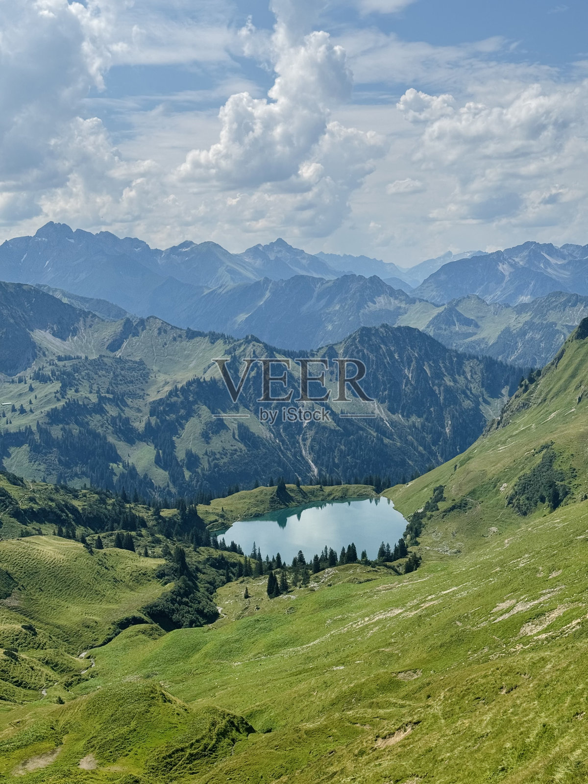 奥伯斯多夫的西阿尔普湖照片摄影图片