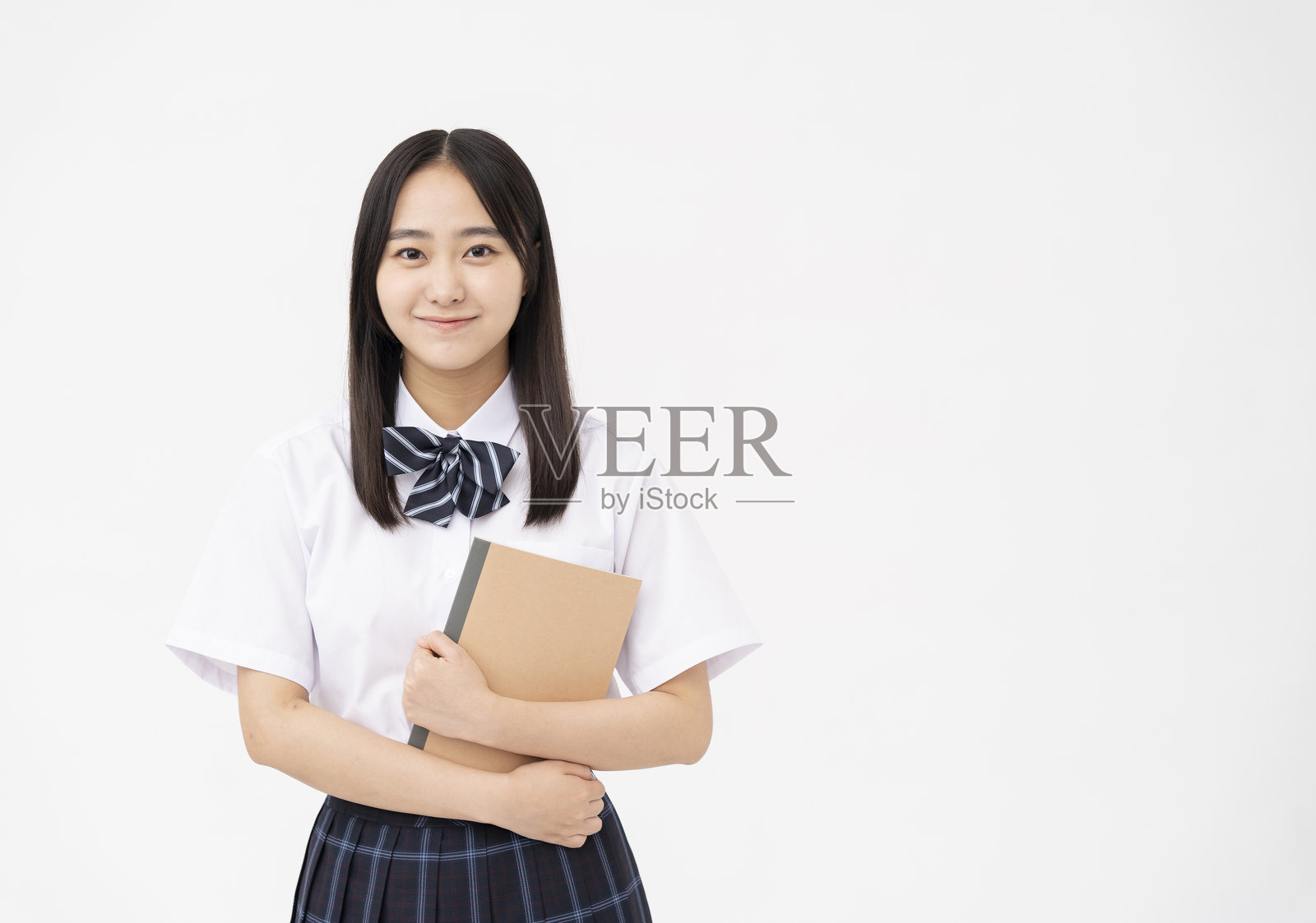 日本高中女生的肖像照片摄影图片