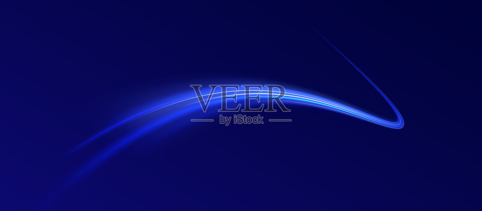 霓虹线插画图片素材