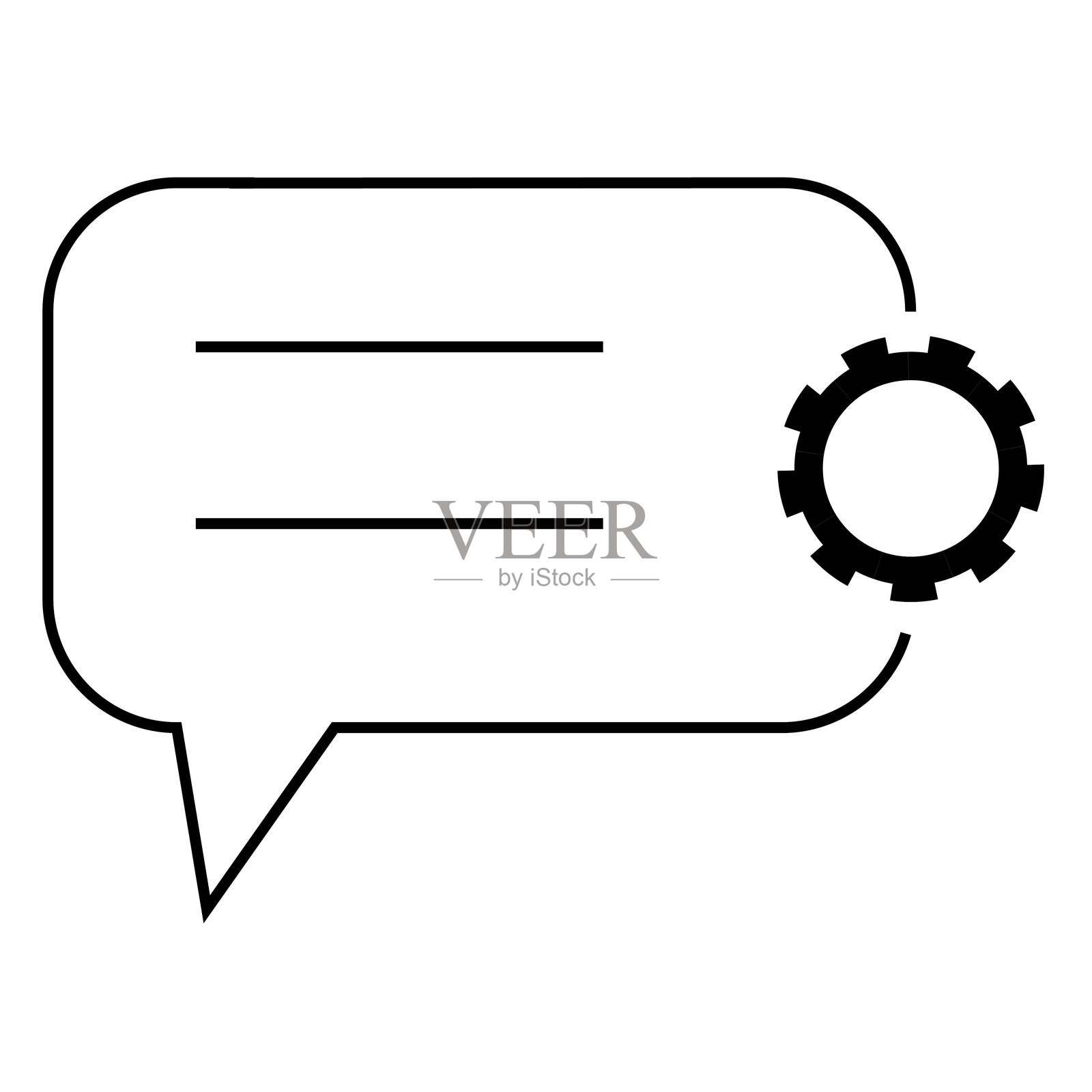 工程讨论矢量图标符号图形，独立标志，网页图标设计插画图片素材