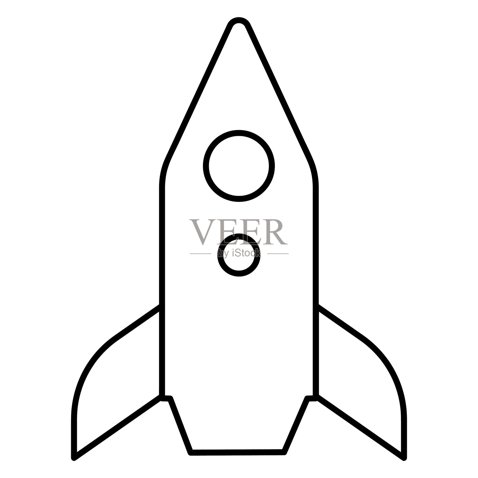 创业火箭矢量图标符号图形独立标志网页图标设计插画图片素材