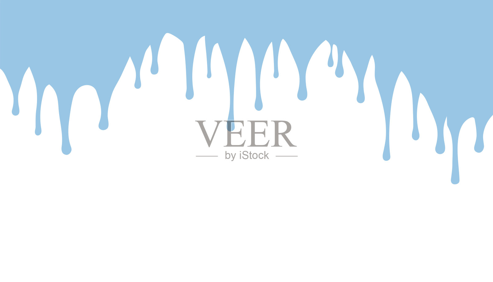 颜色颜料的污迹（滴落），背景留有空白。矢量插图插画图片素材