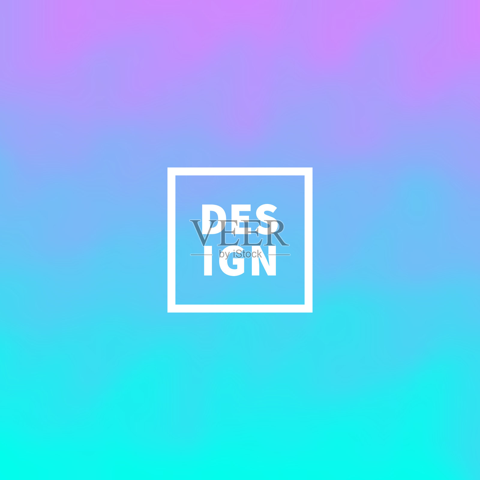 抽象模糊背景 - 失焦的蓝色渐变插画图片素材