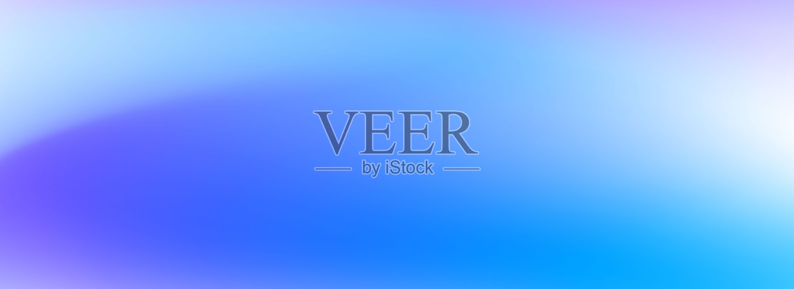 浅蓝紫色渐变背景。柔和的粉彩冬季波浪壁纸横幅。平滑模糊的冷色调背景，适用于海报、宣传册、传单、小册子或广告单。宁静的冰冷水面纹理。矢量图。插画图片素材