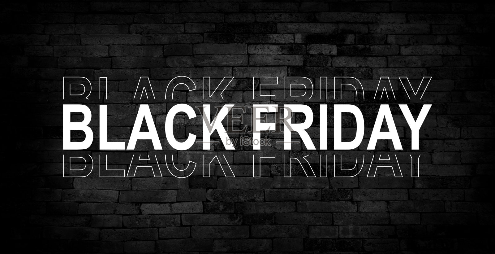 黑色星期五横幅是黑色和金色的，带有金色丝带元素，非常适合零售。照片摄影图片